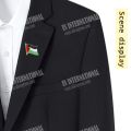 Palestine National Flag Lapel Pins Crystal Epoxy Metal Enamel Badge Paint Brooch Souvenir Suit Personality Commemorative Gifts. 