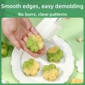 Baking Tools Flower Shaped Mooncake Mold 3D Pattern Non-stick DIY Cake Mold Bakeware Plastics Cookie Stamps Fondant Decoration. 
