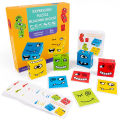 New and peculiar double face-changing Rubik's Cube toy 0.43 creative large particle building block puzzle parent-child interaction Douyin.