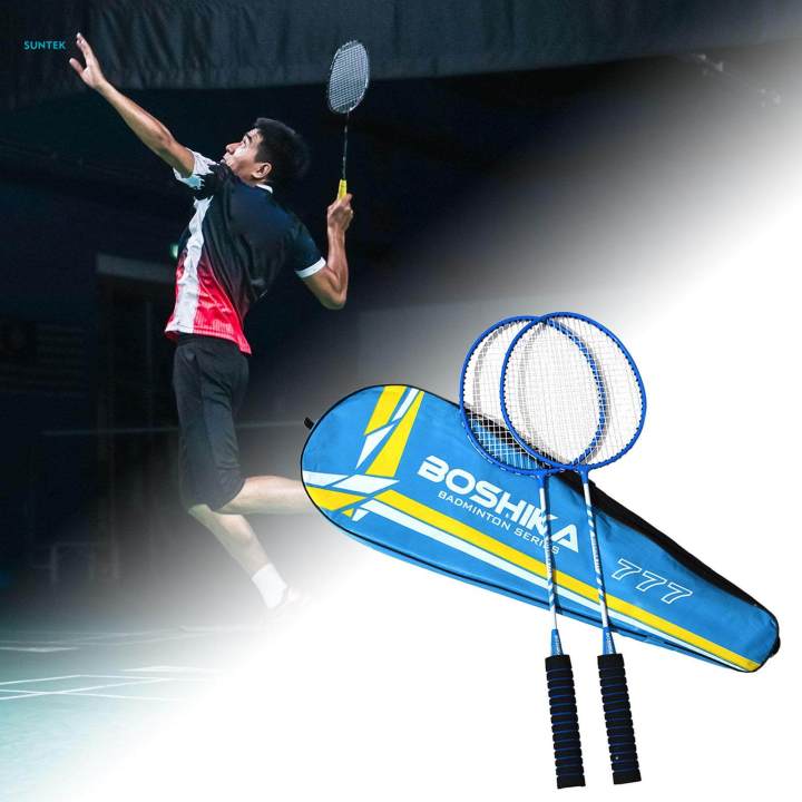 2x%20Badminton%20Racquet%20Set%20Badminton%20Rackets%20for%20Indoor%20Outdoor%20Lawn%20Beach%20-%20Image%203