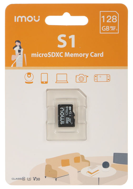 IMOU%20128GB%20Memory%20Card%20Class%2010%20U3%20V30%20MicroSD%20S1%20PLUS%20-%20Image%204