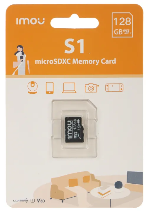IMOU%20128GB%20Memory%20Card%20Class%2010%20U3%20V30%20MicroSD%20S1%20PLUS%20-%20Image%204
