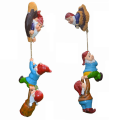 Naughty Fairy Garden Gnomes Statue, Resin Garden Gnome Tree Hugger Outdoor Decor Accessories For Lawn Patio. 