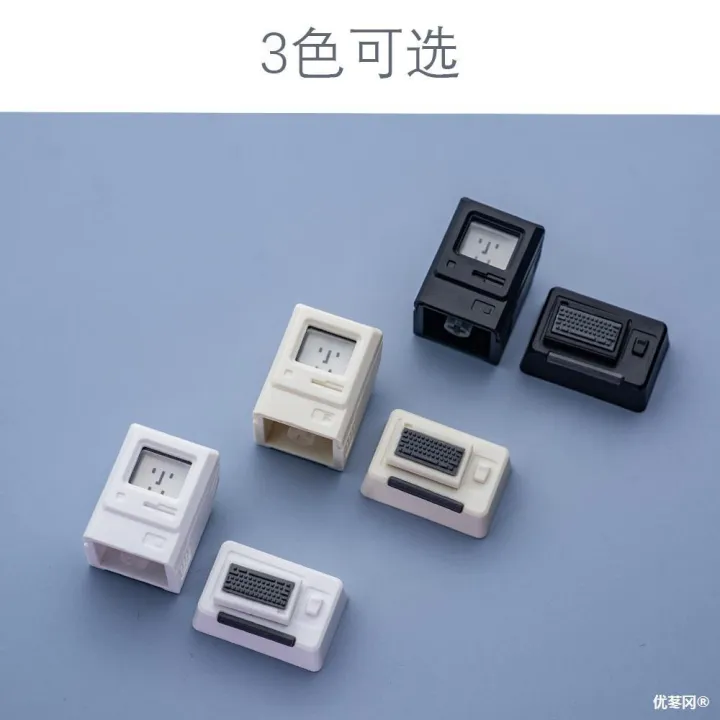 Mechanical%20keyboard,%2080's%20mac,%20mac%20tosh,%20creative%20retro%20personality,%20translucent%20keycaps%20-%20Image%202
