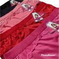 4 Pcs Combo Stylish and comfortable Linen and Satin Stretchable Pantie multicolor /Panty For Women- 4pcs. 