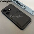 For infinix Smart 8 Pro case Soft Card Holder Slot Silicone Wallet Cover For infinix Smart8 Pro Back Cover Phone cases. 
