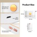 Simulation Flame Aroma Air Humidifier Desktop 2-in-1 Mist Humidifier & Aromatherapy Diffuser for Essential Oil with 3 Colors Atmosphere Lamp 200ML Capacity USB Powered for Home Office Yoga Low Noise Auto-off Protection. 