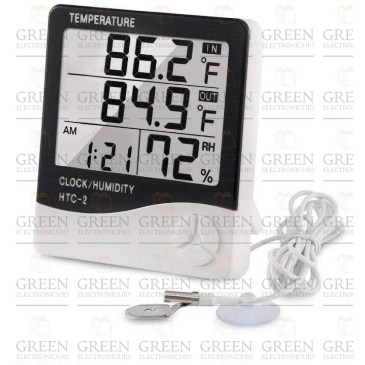 Digital Temperature Humidity Time Meter