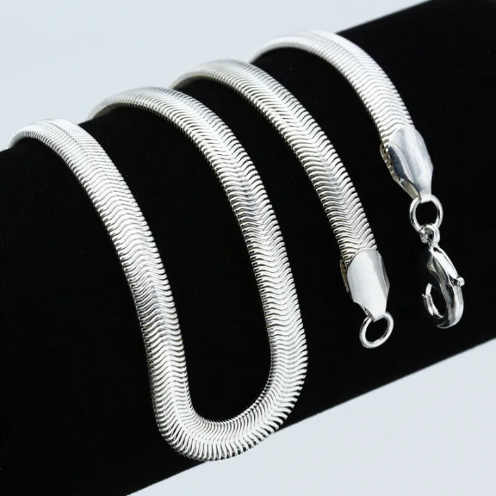 Stainless%20steel%20Snake%20Chain%20Necklace%20For%20Men%20Silver%20Snake%20Necklace%20-%20Image%207