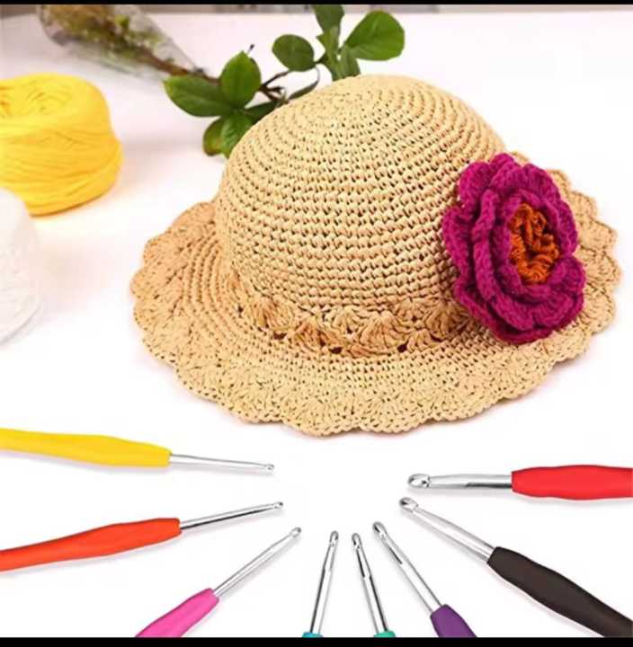 1pcs%20Crochet%20Hook%20Mix%20Size%202.5mm%20to%205.0%20mm%20Soft%20Handle%20Knitting%20Hooks%20Needles%20DIY%20Craft%20Yarn%20Sewing%20Needle%20-%20Image%204