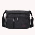Men Canvas Shoulder Bags Multi Pocket Male Travel Office Messenger Totes Handbag. 