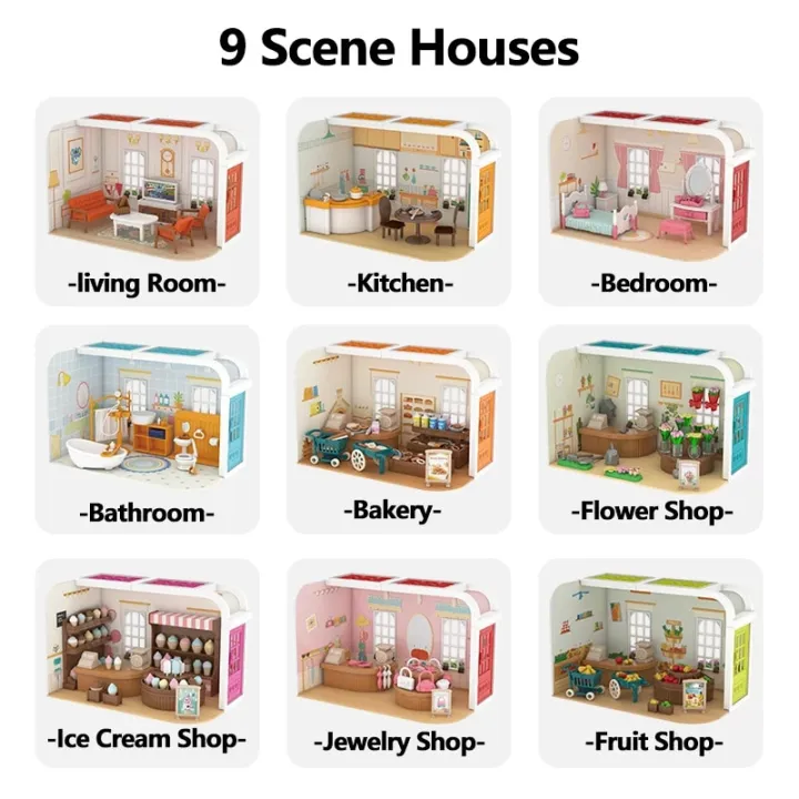 Koala%20Kitchen%20DIY%20Scene%20Miniature%20Furniture%201/12%20Sunshine%20Villa%20Model%20Bunny%20Cooking%20Toys%20House%20For%20Dollhouse%20Girl%20Birthday%20Gift%20-%20Image%206