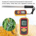 Nax Lcd Moisture Meter Gm640 Portable Digital Grain Temperature For Wheat Rice Corn Bean. 