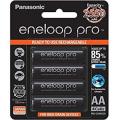 Panasonic Bk-3Hcce/4Bn Eneloop Pro Upto 2550Mah 4Xaa Rechargeable Ni-Mh Battery. 