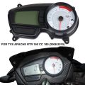 Motorcycle Tachometer Digital Odometer Motocross Speedometer Meter Gauge Dirt Bike for TVS APACHE RTR 160 CC 180. 