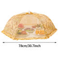 fucun Rectangular Round Net Food Cover Umbrella Style Anti Mosquito Table Mesh. 