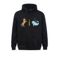 Venn Diagram Unicorn Narwhal Same Difference Graphic Hoodie Hoodies Fashionable Customized Mens Sweatshirts Moto Biker Clothes. 