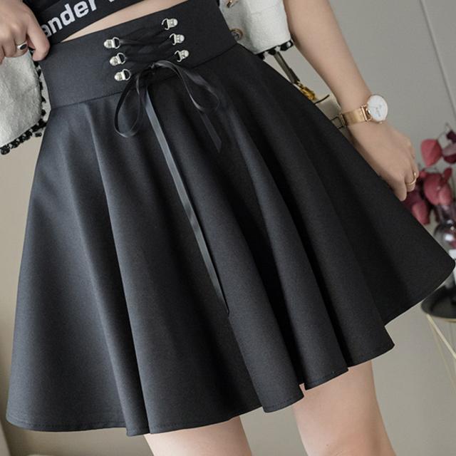 Women's%20Basic%20Versatile%20Flared%20Casual%20Mini%20Skater%20Skirt%20High%20Waisted%20School%20Skirt%20Goth%20Skirt%20Punk%20Skirt%20Black%20Skirt%20Harajuku%20-%20Image%203