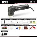 SPTA 3" 75mm Electric Mini Car Polisher 780W Random Orbit Dual Action Polishing Waxing Machine with Sponge Buffing Pads. 