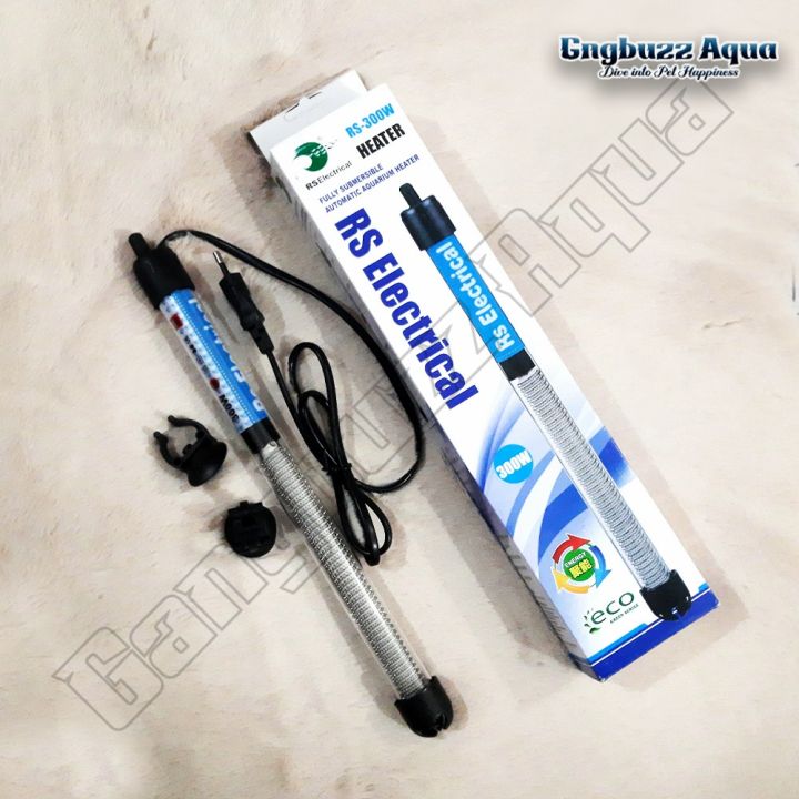 RS Electrical RS-300W Aquarium Heater — 300W | Adjustable 18–32°C | For 250–350 L Tanks