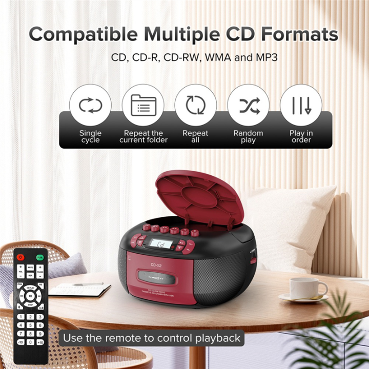 Portable%20CD%20Player%20Cassette%20CD%20Player%20AM%20FM%20Radio%20Bluetooth%20Speakers%20AUX%20USB%20MP3%20Plays%20with%20Remote%20Control%20EU%20Plug%20-%20Image%205