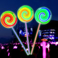 Event Festival Supplies Party Fun Fluorescence Light Glow Sticks Lollipop Neon Wedding Bright Colorful Light. 