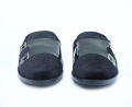 New Fashionable Velvet Half Shoe For Men Black.