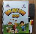 Wipe Activity Book for kids learning, Reading and writting both in a book, All subject- 44 Page.