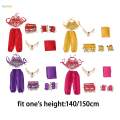 Kids Belly Dance Costumes Set Oriental Kids Indian Dance Costume 140cm Red. 