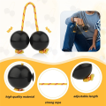 2 Pairs Kashaka Aslatua Shaker Aslatua African Shaker Aslatuas Rhythm Balls Aslatuas Instrument Rhythmic Ball.