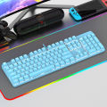 Directly for HJK901 wired true mechanical keyboard, luminous multi-color, hot-swappable blue switch computer, gaming office.