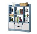 Bookcase Rack Artistic Book Organizer Book Rack 15-Shelf Bookcase Space-Saving Books Holder Bookcase Shelf Storage for Home Office Living Room Furniture48/40. 