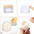 Pack Of 6 30 Ml Glass Jars Matt Clear Glass Jars With Wooden Lid, High-Quality Glass Jars. 