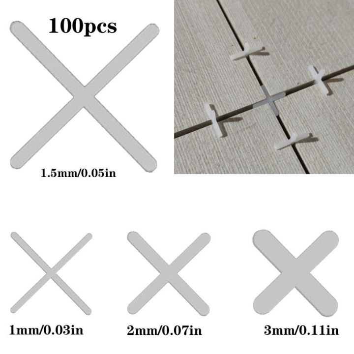 100pcs%20Tile%20Spacer%20Cross%20Plastic%20Tiling%20Ceramic%20Tilers%20Plumbers%20Reuseable%20Cross%20Clips%20Tile%20Leveling%20System%20Tile%20Locator%20Gap%20Tool%20-%20Image%209