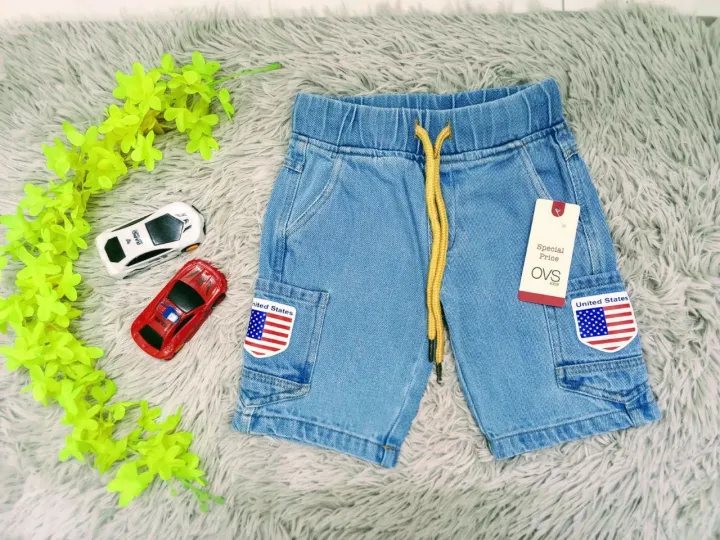 Boys%20premium%20cotton%20spandex%20denim%20short%20pant%205%20pkt%20cargo%202%20to%2010%20Years%20-%20Image%205