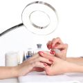 2X Desk Table Top 8X Magnifying Glass Beauty Nail Salon Tattoo Magnifier Lamp Light. 
