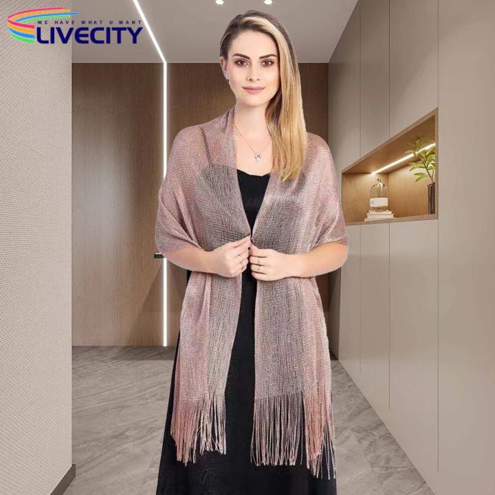 Lady%20Dress%20Shawl%20Long%20Tassel%20Shirt%20Dress%20Matching%20Party%20Shawl%20-%20Image%207
