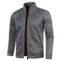 2022 Autumn Winter Men's Zipper Knit Long Sleeves Thin Cashmere Fashion Top Sweater Coat. 