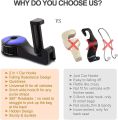 Adjustable Car Hooks Mobile Phone Holder Stand Portable Car Seat Back Fastener Universal Cell Phone Plastic Bracket Support.