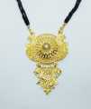 Gold Plated Traditional Alloy Necklace for Women and Girls Medium Size Stylish Party Wear Jewelry. 