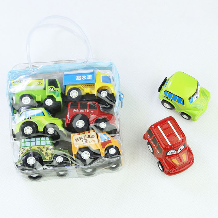 6Pcs%20Cartoon%20Pull%20Back%20Diecast%20Car%20Truck%20Model%20Kids%20Toddlers%20Toy%20Party%20Favors%20-%20Image%203