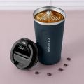 Coffee Mug Cups With Temperature Display LED Temperature Coffee Mug Vacuum Flask Intelligent Digital Thermal Cup. 