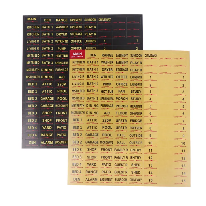 129%20Pcs%20Circuit%20Breaker%20Box%20Labels%20Conspicuous%20Identification%20Weatherproof%20Fuse%20Box%20Stickers%20For%20Home%20Office%20Electrical%20Panels%20Gonghpng%20-%20Image%203