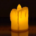 Smokeless LED Candles for Party Decor- (Pack of 3 Pcs).