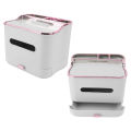 Tissue Box Organizer Multifunctional Tissue Box Holder PP Plastic for Living Room for Vanity. 