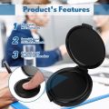 FORIDE 20 Pcs Fingerprint Fingerprint Ink Pad Mini Black Stamp Ink Pad Notary Supplies Identification Security ID Fingerprint.