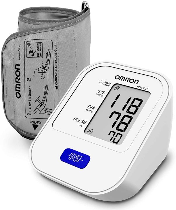 Omron Digital Blood Pressure Monitor HEM-7120, Made in Vietnam