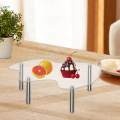 Acrylic Display Riser Transparent Modern Multipurpose Jewelry Display Riser Shelf Product Stand for Collectibles Perfume Retail Shoe Desktop. 