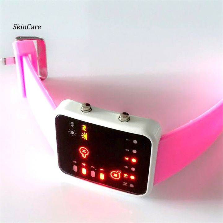 Skincare%7C%20Binary%20Watch%20Unisex%20Silicone%20Band%20LED%20Display%20Casual%20Binary%20Wrist%20Watch%20Adjustable%20Buckle%20-%20Image%206