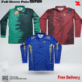 SMUG Premium POLO Full Sleeve Sports T-shirt Combo Pack -3 Pcs -Blue, Maroon and Green color.